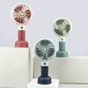 new pattern Portable Fan student hold usb Charging Fan to work in an office Mini base Fan