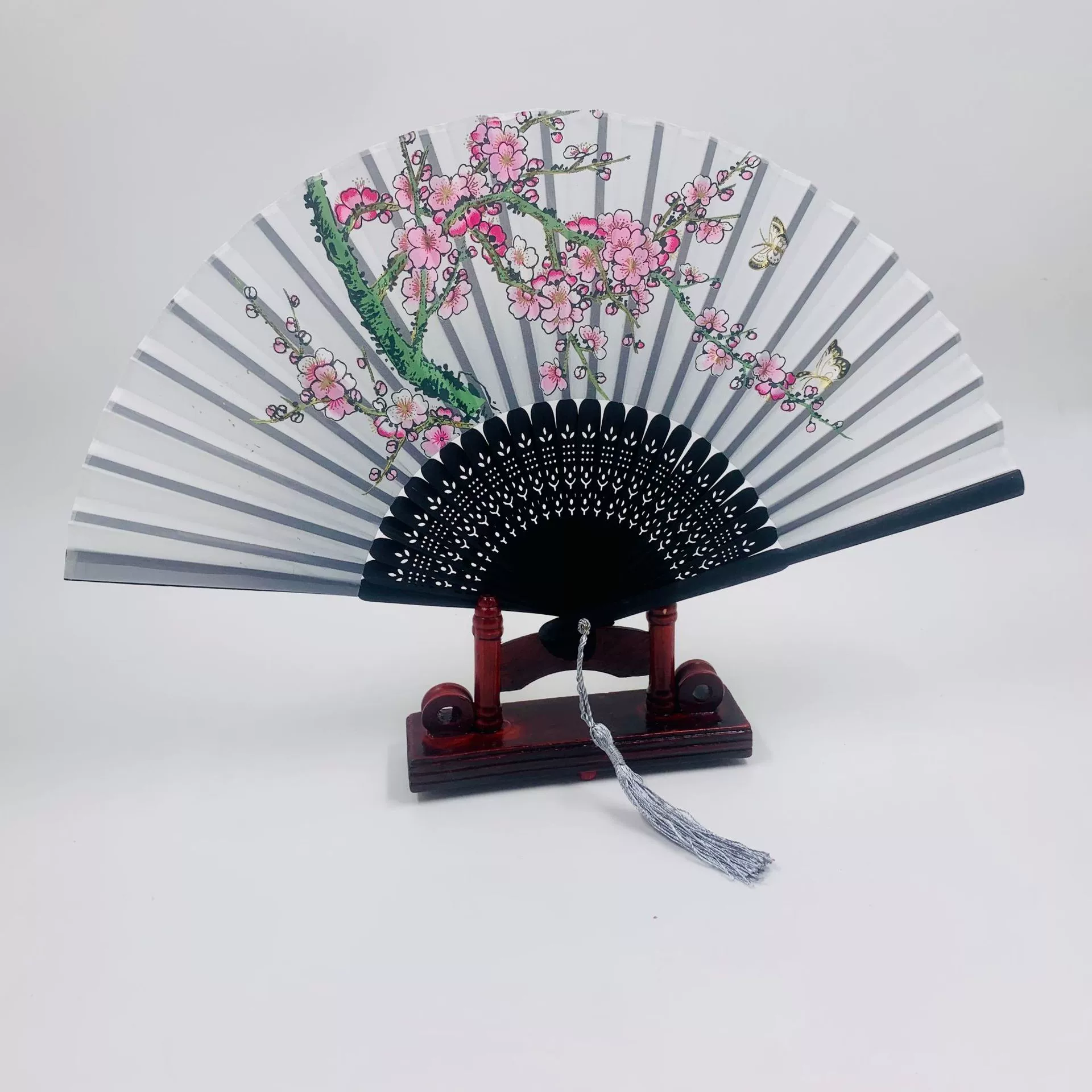 Folding Hand Fan Hanfu Style, Silk-screen Print, High-definition Patterns, Fine Workmanship