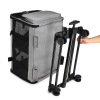 Removable universal folding handheld suitcase for traveling