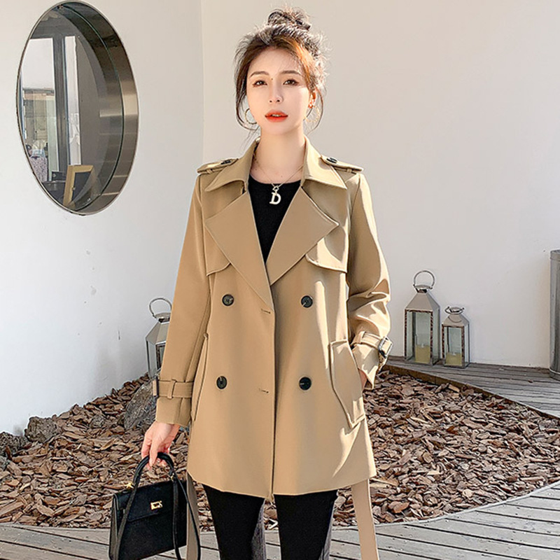 Clearance Women's Hepburn-Style Trench Coat for Spring and Autumn 2025, Korean Version, Elegant and Versatile Fashion Jacket Clearance Women's Hepburn-Style Trench Coat for Spring and Autumn 2025, Korean Version, Elegant and Versatile Fashion Jacket