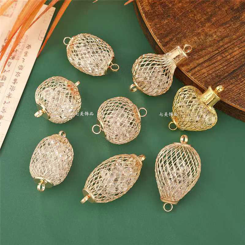 New Chinese-Style Ancient Hair Accessories, Lantern Balls, Diamond-Encrusted Tennis Hairpins, Tassel Ornaments, Car Perfume Pendants, Craft Gifts