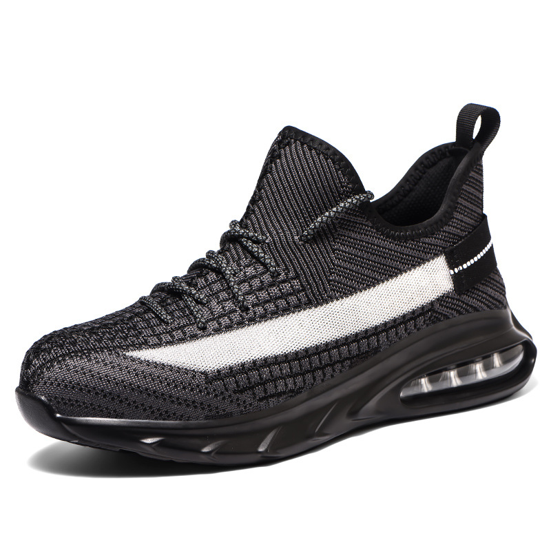 劳保鞋男款士透气超轻便防臭夏季天钢头防砸防刺穿老保带钢板工作