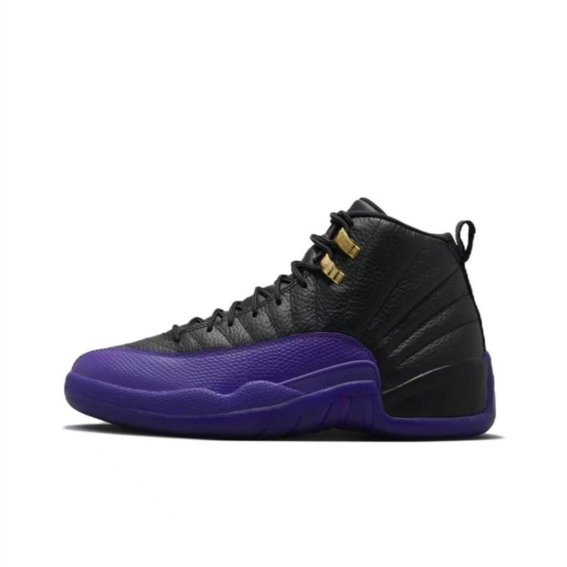 Comercio exterior Putian transfronterizo aj12 Chicago toro negro y blanco Gama azul negro y púrpura azul real Joe 12 zapatillas de baloncesto para hombres y mujeres