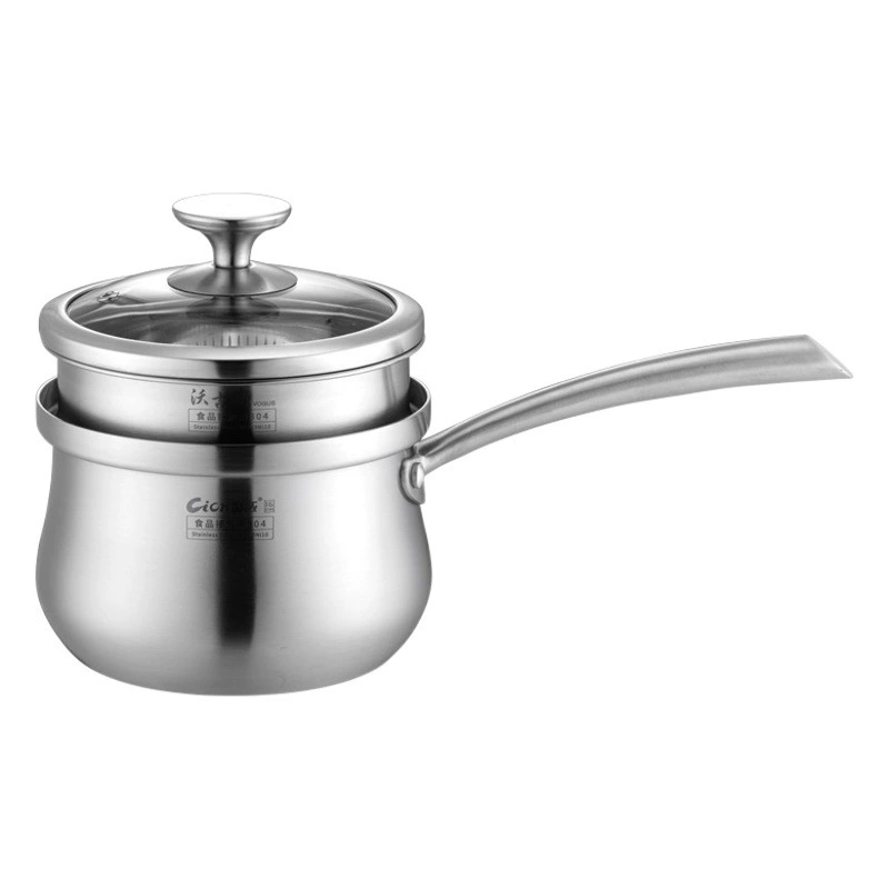 Производитель оптовый подарок трехслойный стальной утолщенный суп кастрюля 304 из нержавеющей стали