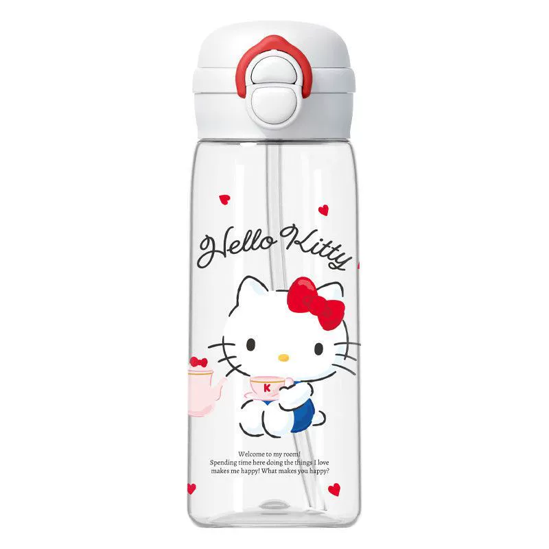 Кружка Hello Kitty высокого качества для детей, держатель стеклянный со стеклом для студентов