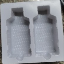 厂家现货 透明烫卡款PVC化妆品吸塑 泡壳吸塑内托盘PET吸塑盒内衬