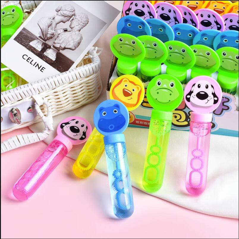 Cartoon Children's Bubble Stick Blowing Bubble Toy Girl Small Handheld Wholesale Supplement Concentrated Liquid Water Mini