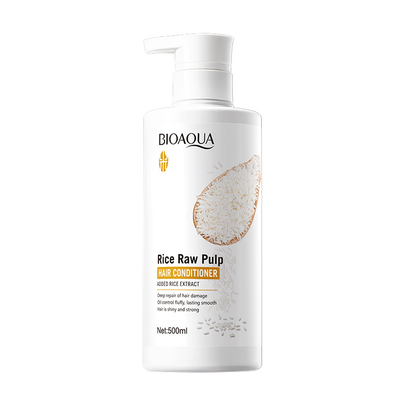 Set de Cuidado Capilar BIOAOUA con Puré de Arroz, Champú, Mascarilla Capilar y Acondicionador, Comercio Exterior Transfronterizo al por Mayor image 8