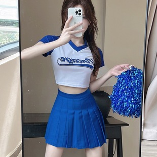 Student Games Cheerleading Dancing Aerobics Suit Adult Cheerleading Group Women's Group Performance Suit