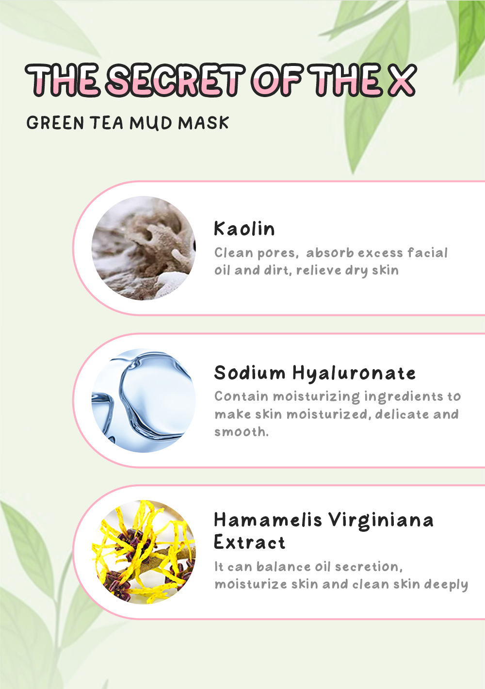 Cross-border fenyi Green Tea Mud Mask 100g(Indonesian Version) Cleansing, Hydrating and Moisturizing Skin Care Product Manufacturer in stock undefined