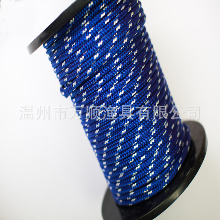 空心双编编织绳 金刚打编织绳混合涤纶和聚丙烯复丝实心编