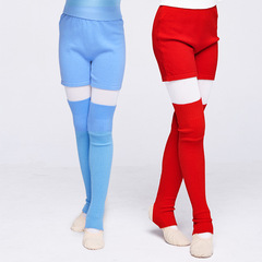 Ballet Dance Leg Socks for Girls Autumn/Winter, Warm Knee Protection Practice Socks for Children, Children's Latin Professional Examination Dancing Socks