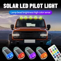 Солнечный грузовик крыс лампа дистанционного управления Cab Marker Roof12LED Light F150 грузовик RAM
