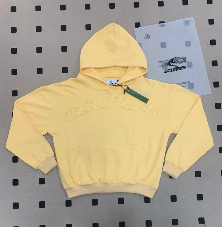 Scuffers Embossed Logo Sweater Yellow