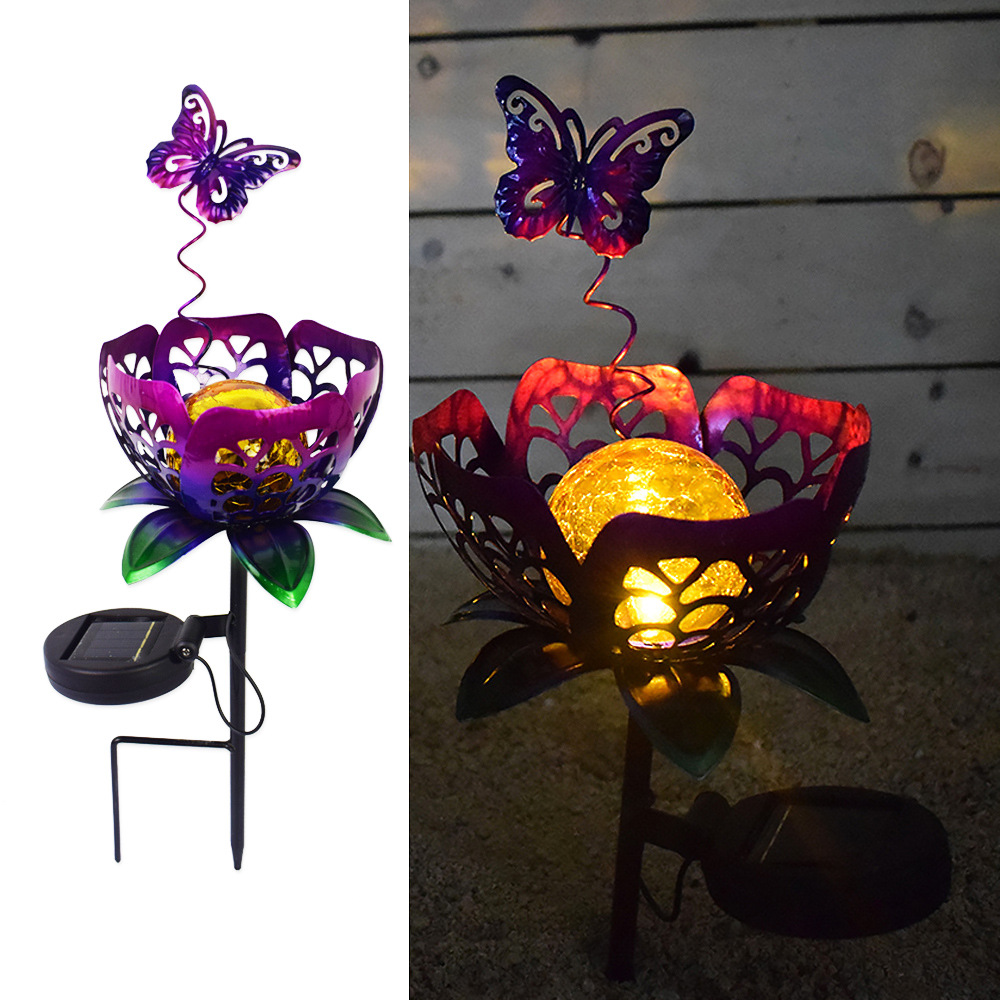 Flores de mariposa púrpura