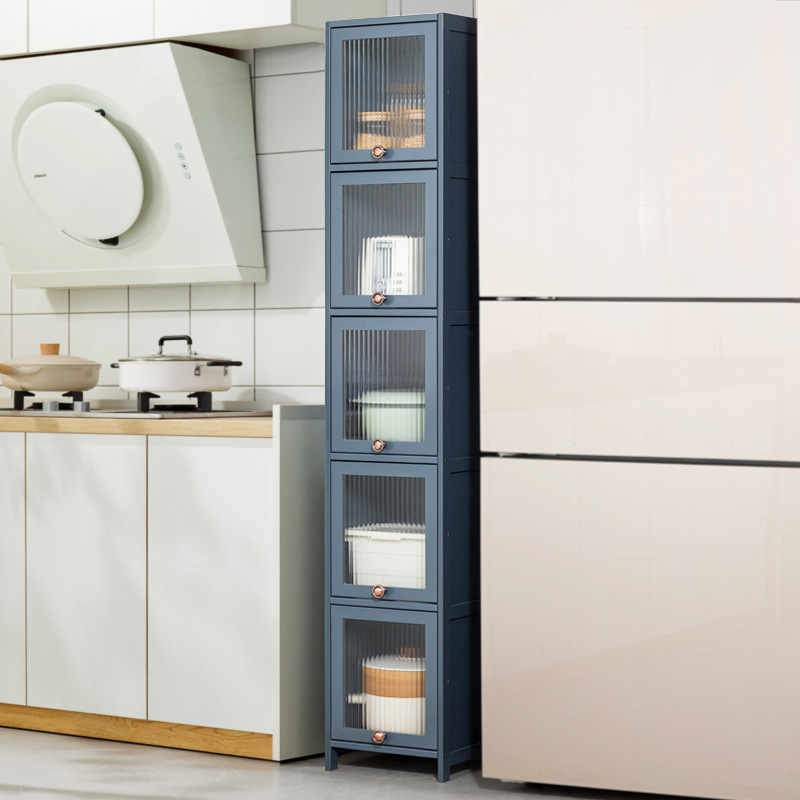 Gap Storage Cabinet Kitchen Refrigerator Gap Cabinet Bathroom Floor-Standing Storage Rack Living Room Bedroom Storage Cabinet