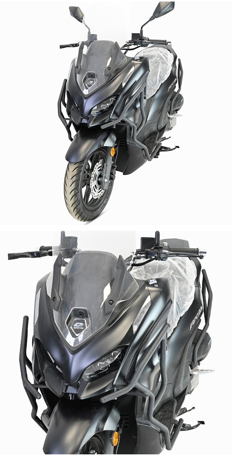 Muscle car Wolf applicable to Qianjiang Hong 150city City version bumper anti-fall anti-collision bumper modification