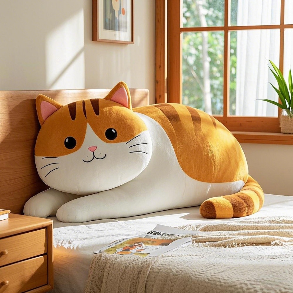 Children's Bedside Cushion Soft Bag Large Back Pillow Bedroom Princess Style Bed Anti-Collision Neck Protector Waist Pillow Cushion Cute