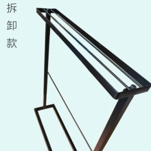 跨境铁艺美式置地毛巾架 落地浴巾架浴室置物架 卫生间简易毛巾架