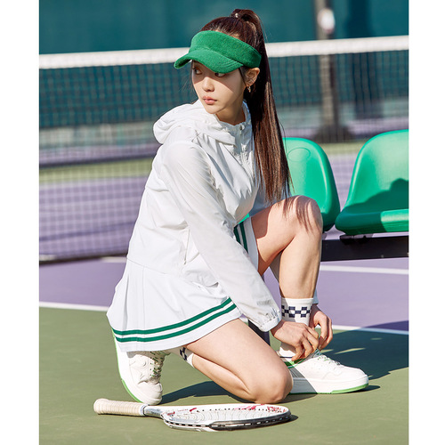 Outdoor Sports High-Waisted Tummy Control Belt Pockets Workout Skirt Anti-Slip Elastic Quick Dry Golf Pleated Tennis Skirt