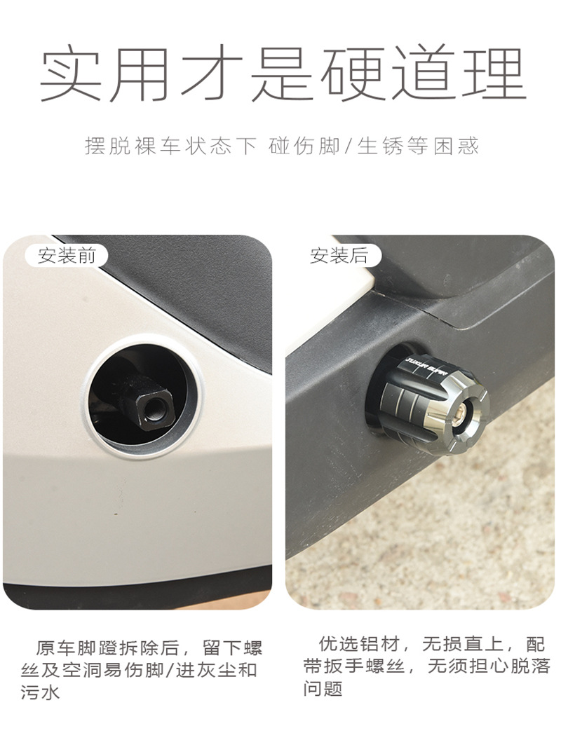 Suitable for Mavericks No.9 NE70/u2/u + B/F0 Electric Vehicle General Modification Accessories Axle Pedal Plug Pedal
