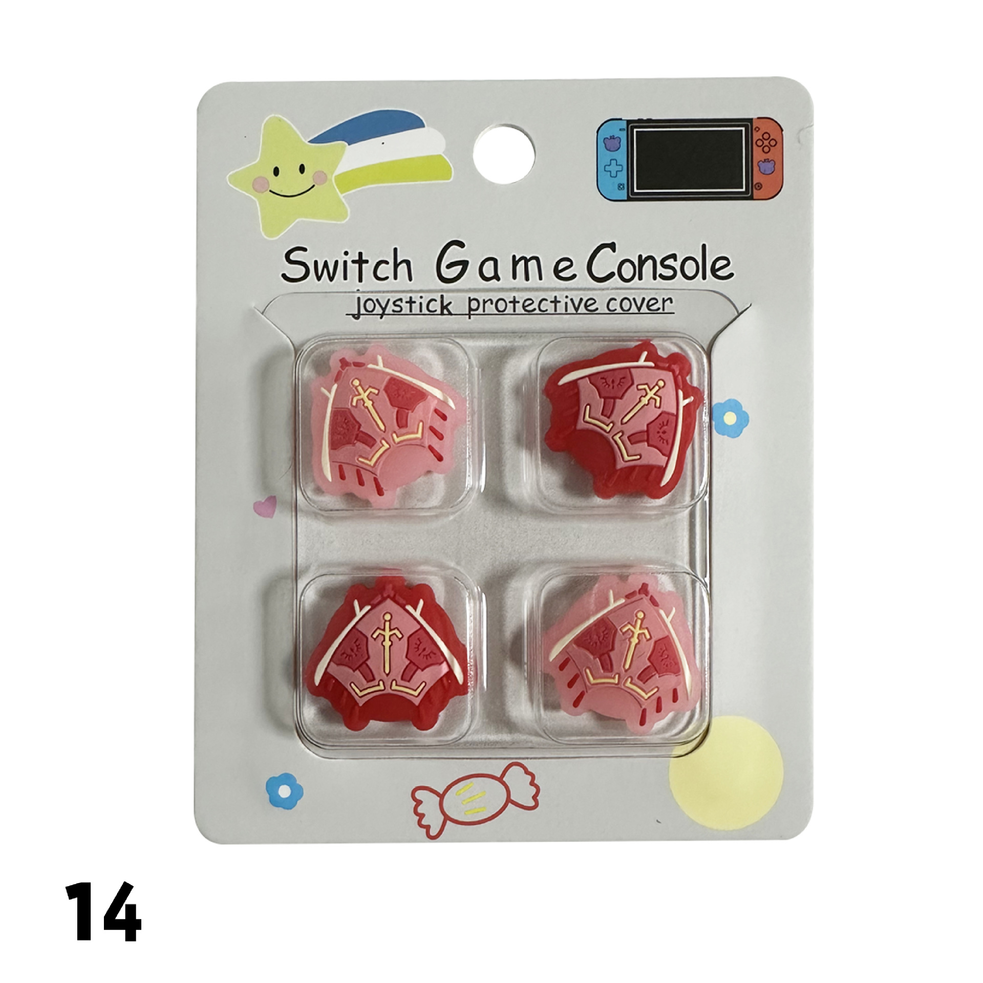 Tapa basculante de silicona de Nintendo Switch de dibujos animados NS Lite tapa basculante tapa protectora mango tapa protectora basculante