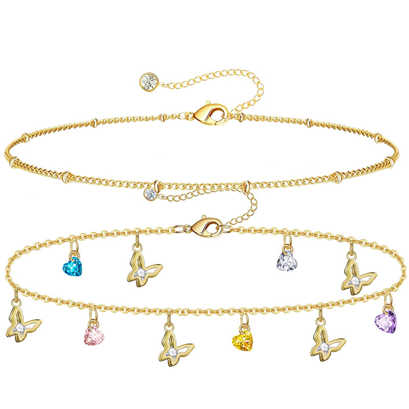 golden ankle bracelet