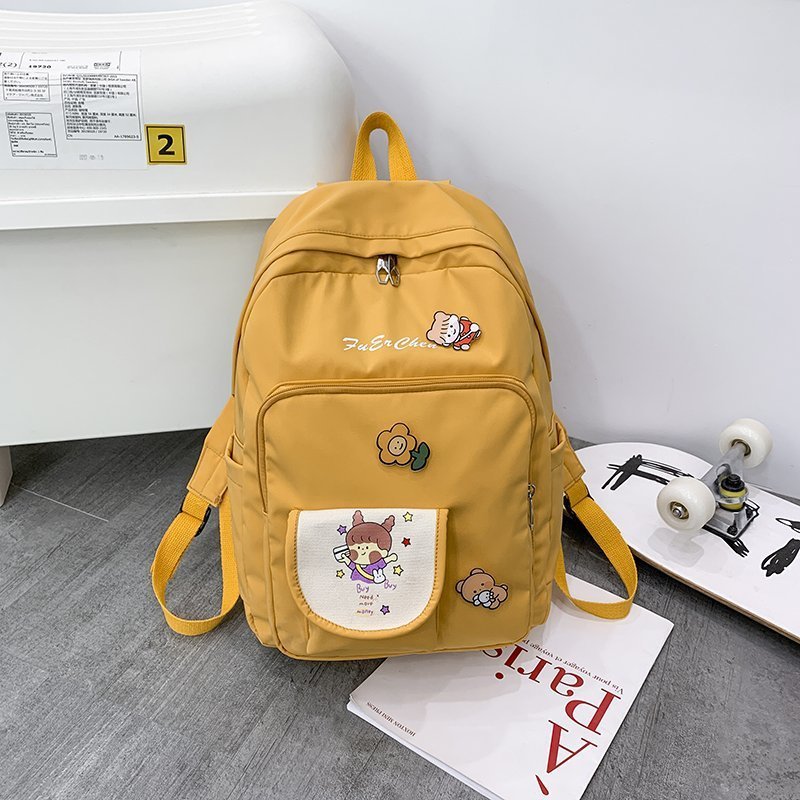 Insかばん女子韓国版学生ランドセル流行日系かわいいバックパック女子中学校小学生キャンパスかばん|undefined