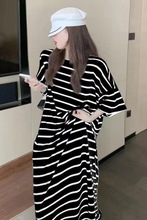 长款连衣裙2025新款气质时尚ins裙子女夏学生韩版宽松显瘦仙女裙