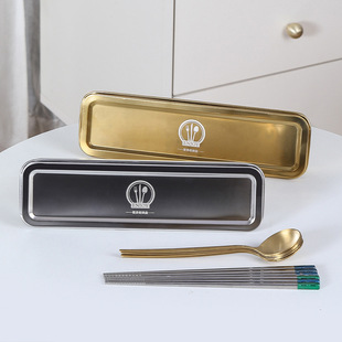 304 stainless steel chopsticks box knife, fork and spoon tableware storage box chopsticks holder commercial household draining box with lid lettering