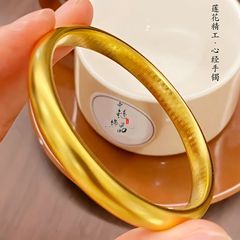 金店同型高保色古法沙金精工蓮心経ブレスレット女性どじょうベスト経ブレスレット卸売り