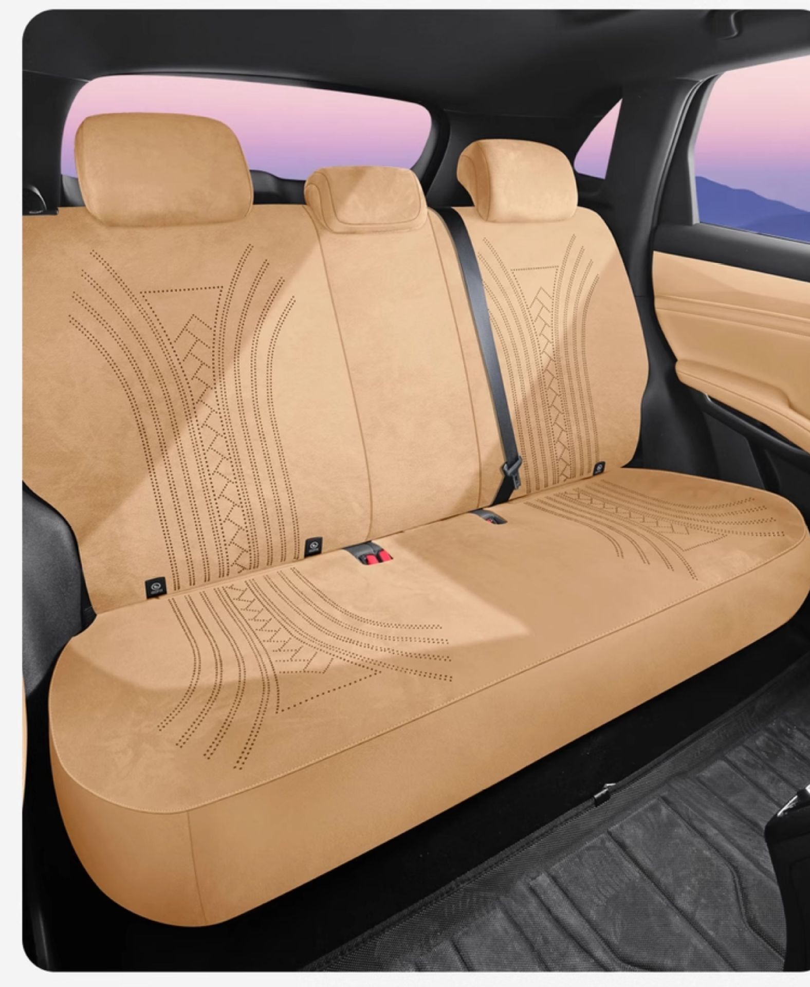 25 Byd Song Pro Second Generation Car Seat Cushions, Universal Seat Covers for All Seasons, Rams Ventilated Saddle Cushion Seat Covers