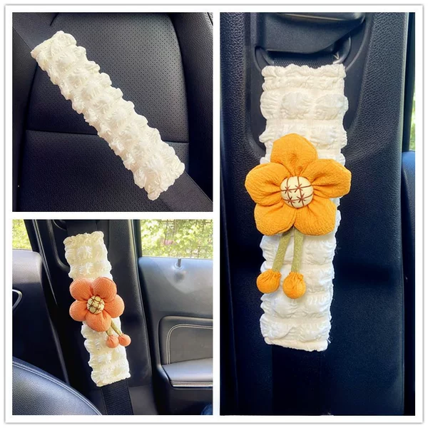 Bubble Plaid Comfortable Seat Belt Cover Shoulder Protector DIY Shoulder Protector Car Shoulder Protector Decompression Shoulder Protector