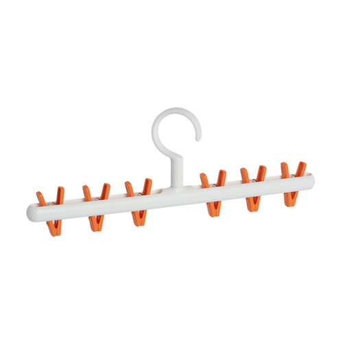 Sock drying hanger baby clothes drying rack household plastic drying storage with clip baby children's clothes hanger D