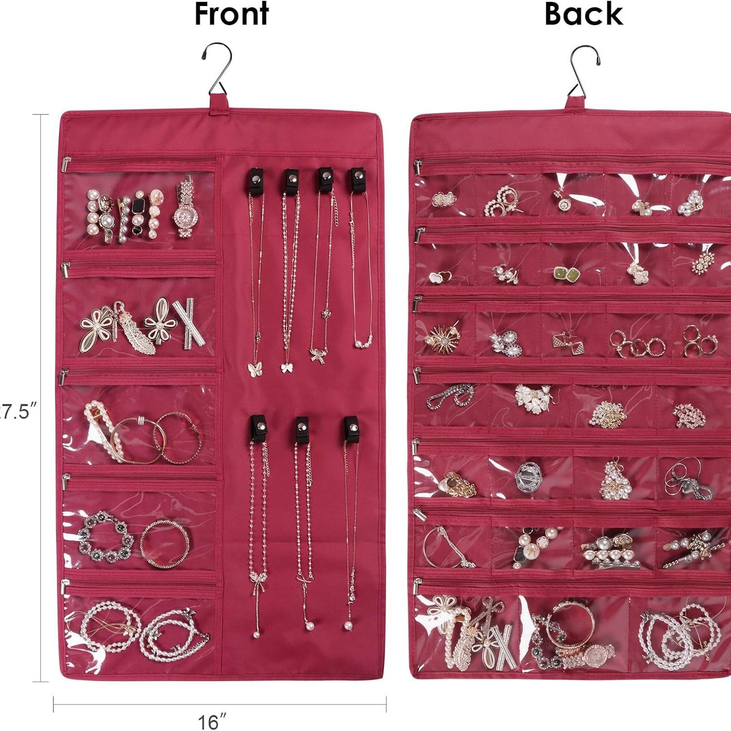 부르고뉴 주얼리 걸이 가방
