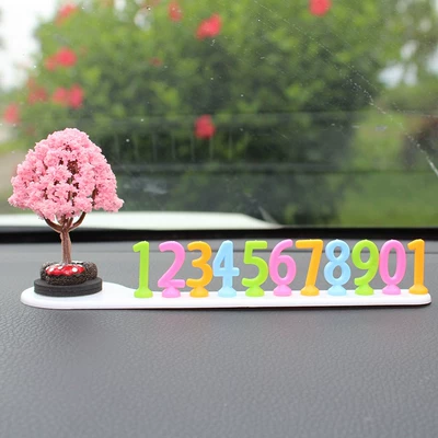 truck interior decoration, Nömrəli dayanma kartı - e-parking-sign