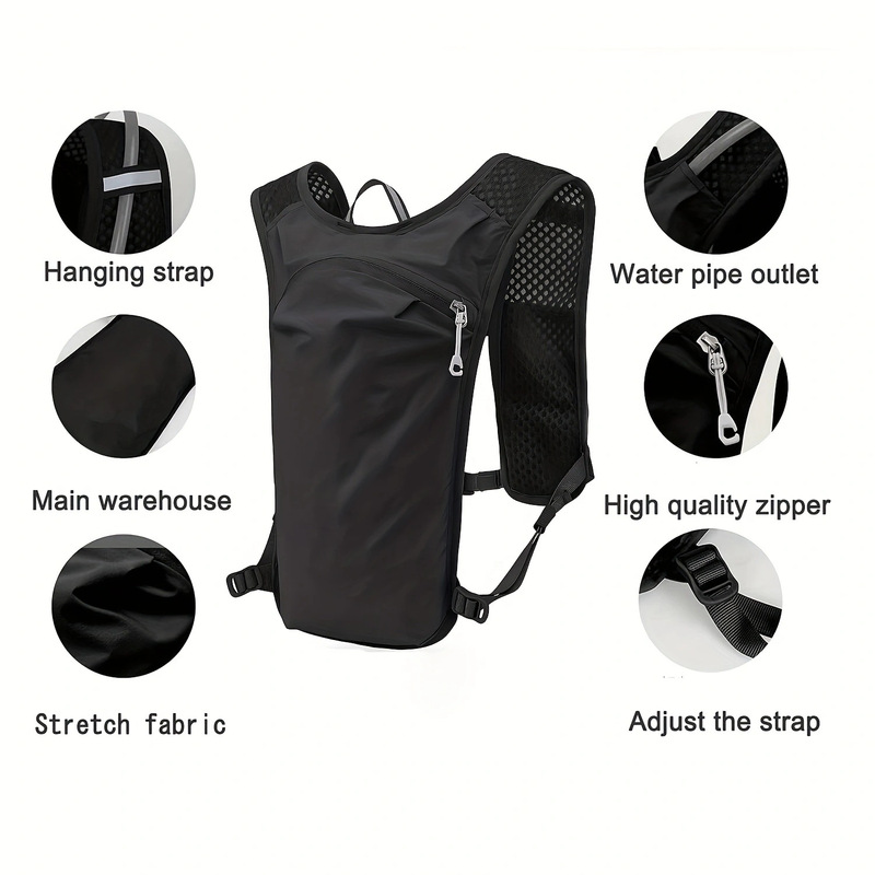 Cross-Border Cycling, Running, Hiking Backpack, Breathable Bicycle Cross-Country Marathon Hydration Backpack, Sports Vest