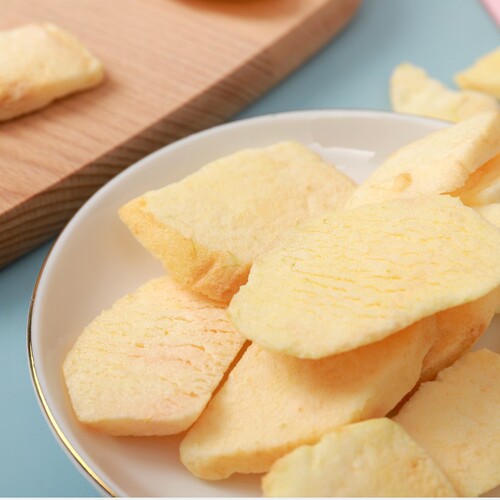 Dried Apple Slices Manufacturer Bulk Wholesale Peeled Freeze-Dried Fruit Baby Snacks Apple Crisps