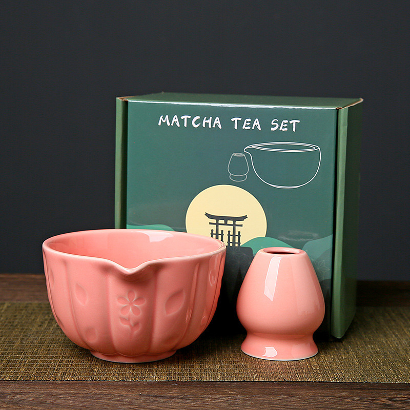 Matcha Bowl, Matcha Whisk, Song Dynasty Tea-Making Tools, Ceramic Tea Whisk Stand, Japanese Bamboo Matcha Brush, Tea Whisk Set