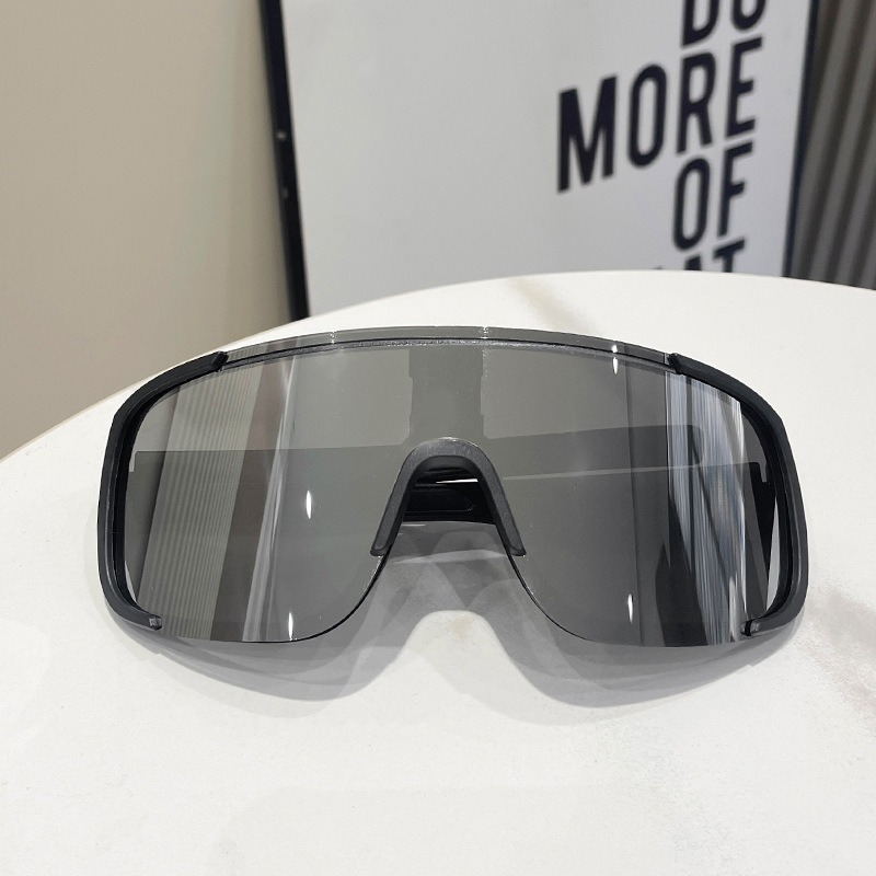 Ochelari de soare integrați pentru ciclism în aer liber, sporturi cu bicicleta, rezistente la vânt, pentru bărbați, ochelari de drumeție și schi cu ramă mare_voghion.com