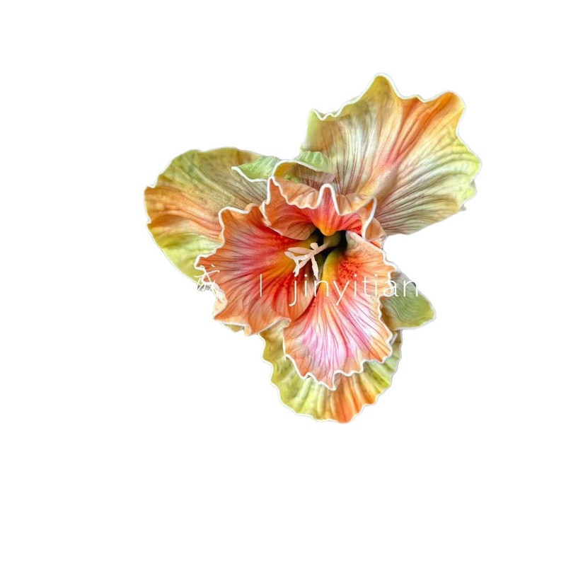 仿真eva手感鸢尾花花头 爱丽丝头饰发夹香薰礼盒装饰拍照道具|undefined
