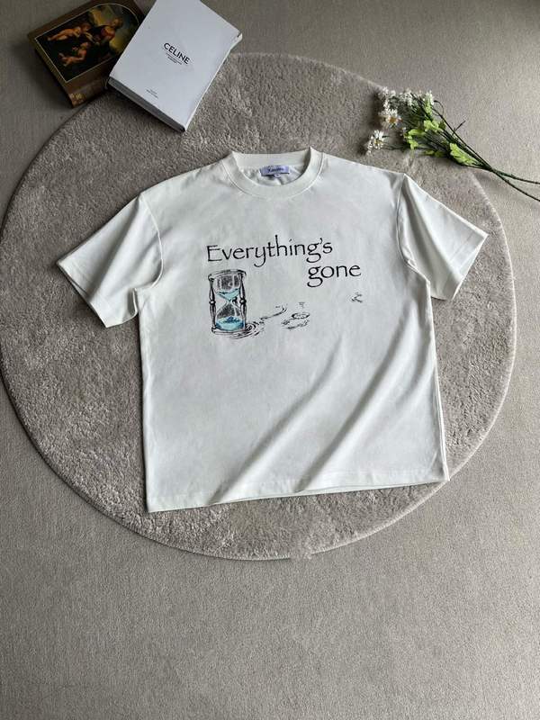 Xanvas「Everything's gone」标语时间流逝沙漏印花短袖t恤|undefined