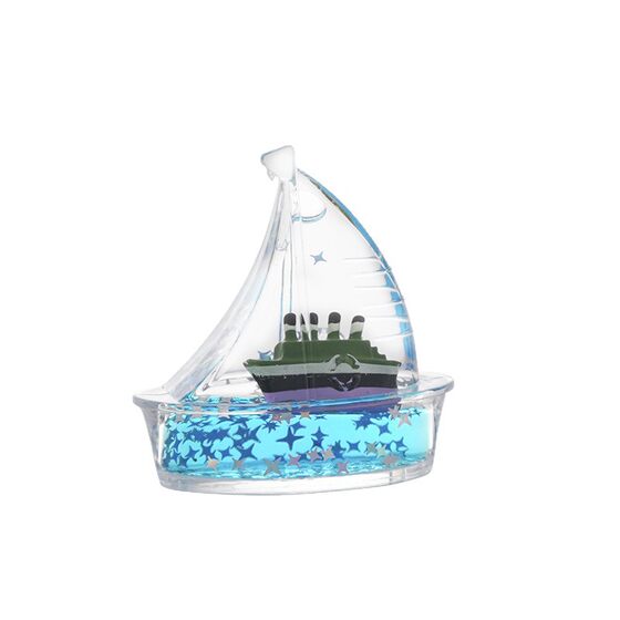Cute Mini Sailboat Oil Drop Decompression Toy Kidsren's Birthday Gift Small Gift Home Desktop Decoration Ornaments