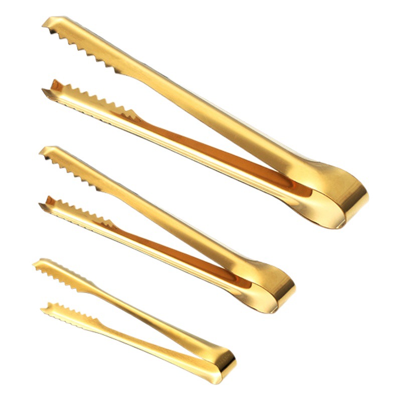 Stainless Steel Ice Clip Thickened Ice Cube Clip Cross-Border Multi-Functional Barbecue Clip Ice Clip Towel Clip Bar Supplies Hot Style