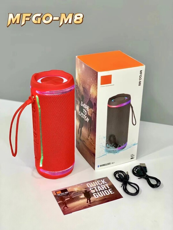 雷登M8源工厂新款跨境防水蓝牙音响迷你插卡露营适用礼品批发专供|undefined