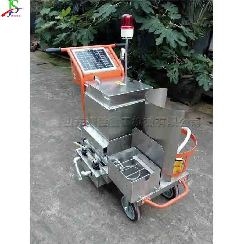 太阳能沥青灌缝机 小型燃气动力路面填缝机 灌缝料路面修补机