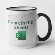Freak In The Sheets电子表格excel陶瓷咖啡马克杯子茶水杯外贸新