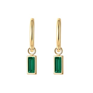 Trend fashionable zirconium stainless steel, earrings, retro set, European style