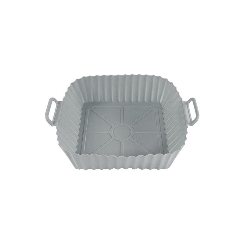 Amazon Hot Silicone Air Fryer Plate Grado de alimentos hogar plegable Silicone Air Fryer Plate