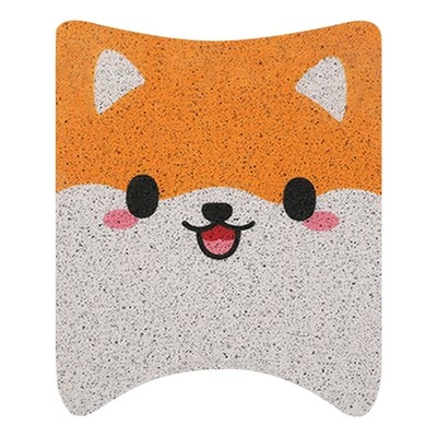 Applicable to Yadi Q50 Foot Electric vehicle foot mat - full-color-floor-mats-suitable-for-yadi-q50-smiling-shiba-inu